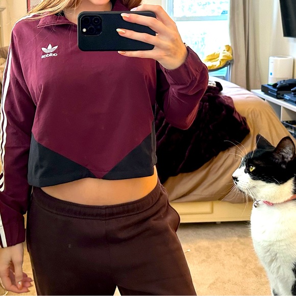 Adidas Cropped Windbreaker - Picture 1 of 5